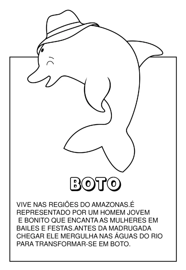 Personagens do folclore brasileiro para colorir — p2 | Achei PDF (acheipdf.com)