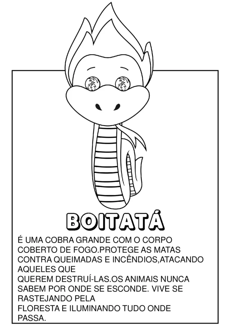 Personagens do folclore brasileiro para colorir — p7 | Achei PDF (acheipdf.com)