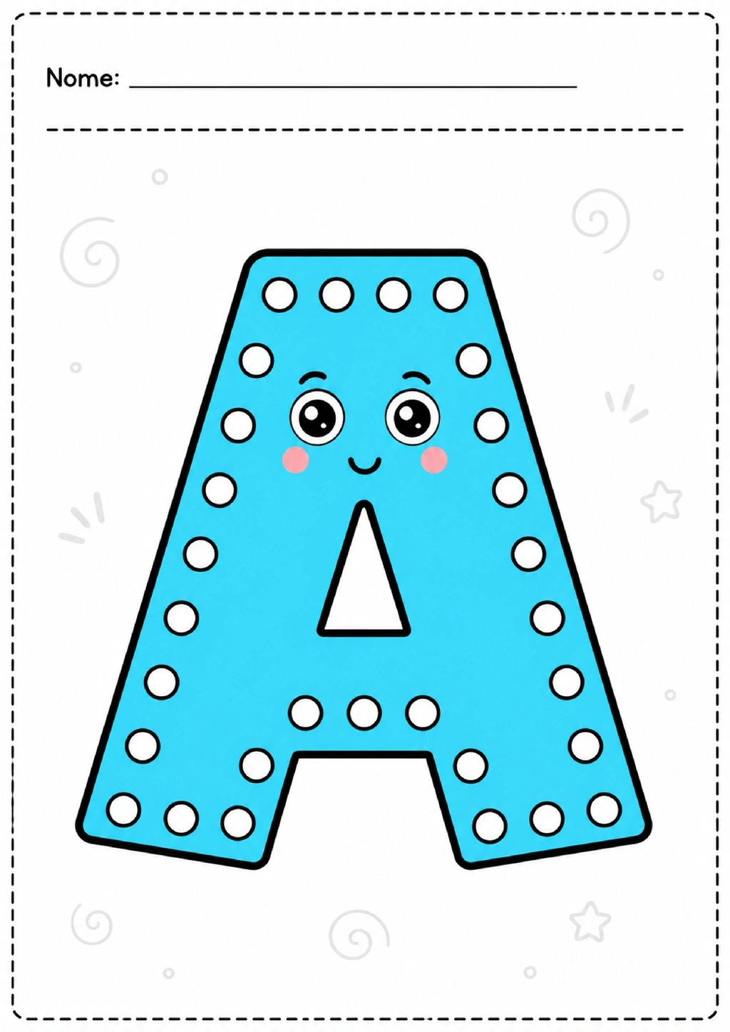 Alfabeto para Imprimir: Alinhavo A a Z em PDF — p3 | Achei PDF (acheipdf.com)