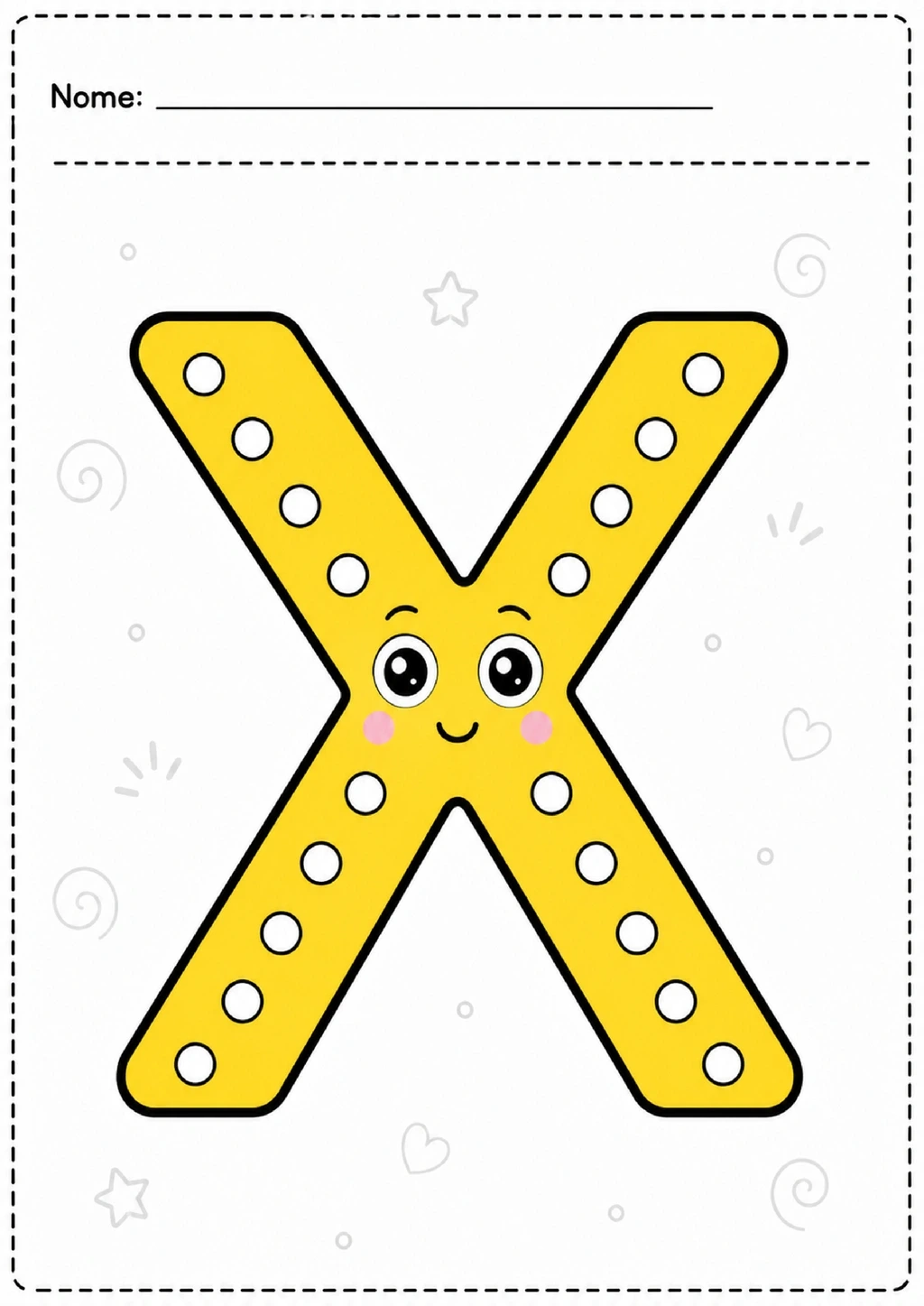 Alfabeto para Imprimir: Alinhavo A a Z em PDF — p26 | Achei PDF (acheipdf.com)