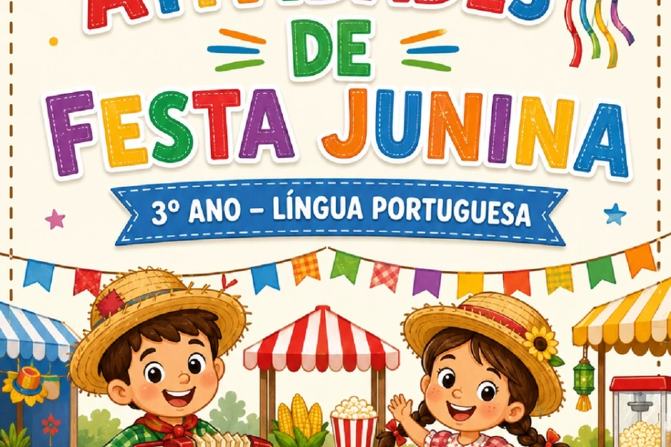 Atividades de Festa Junina 3º Ano Português para Imprimir — p1 | Achei PDF (acheipdf.com)