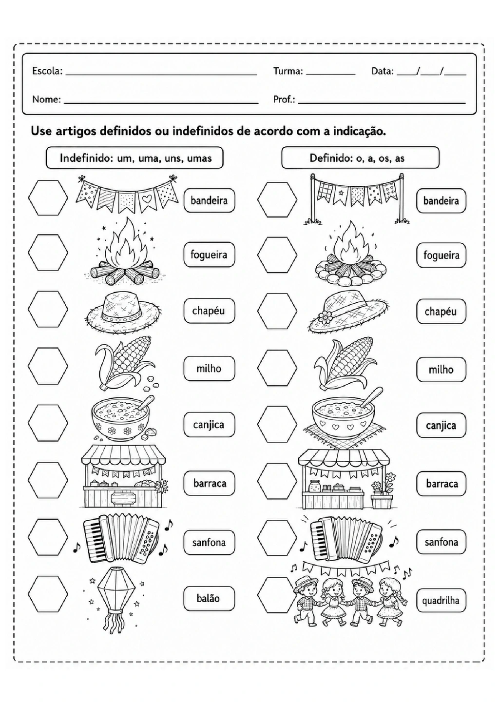 Atividades de Festa Junina 3º Ano Português para Imprimir — p11 | Achei PDF (acheipdf.com)