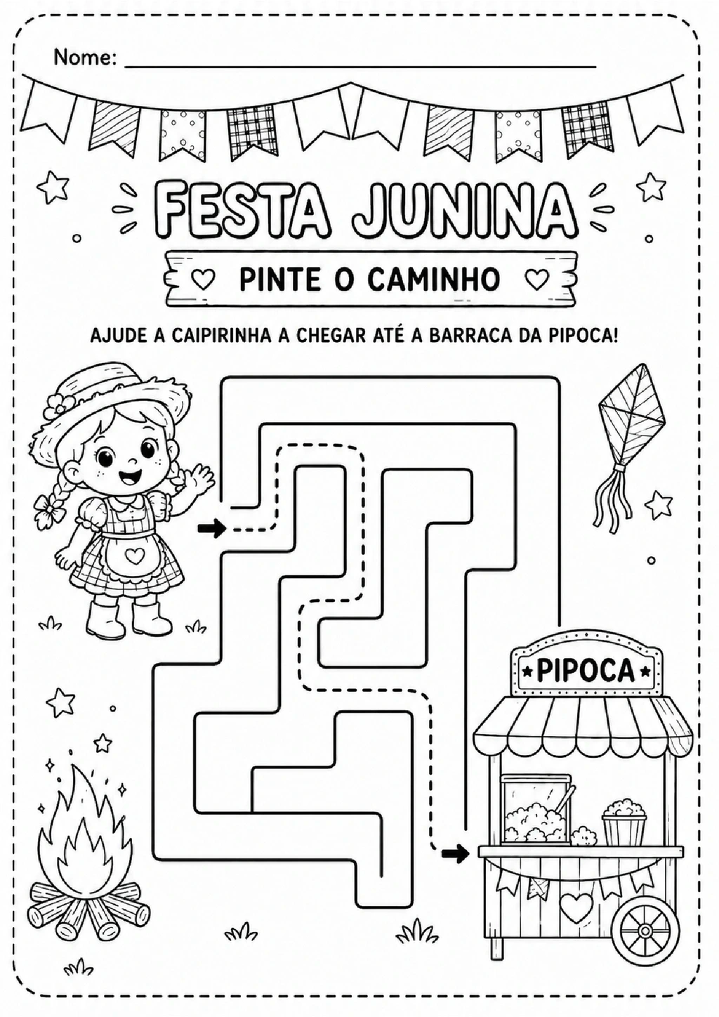 Atividades de Festa Junina para Imprimir - Educação Infantil — p5 | Achei PDF (acheipdf.com)