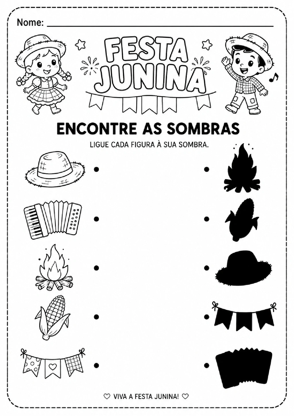 Atividades de Festa Junina para Imprimir - Educação Infantil — p8 | Achei PDF (acheipdf.com)