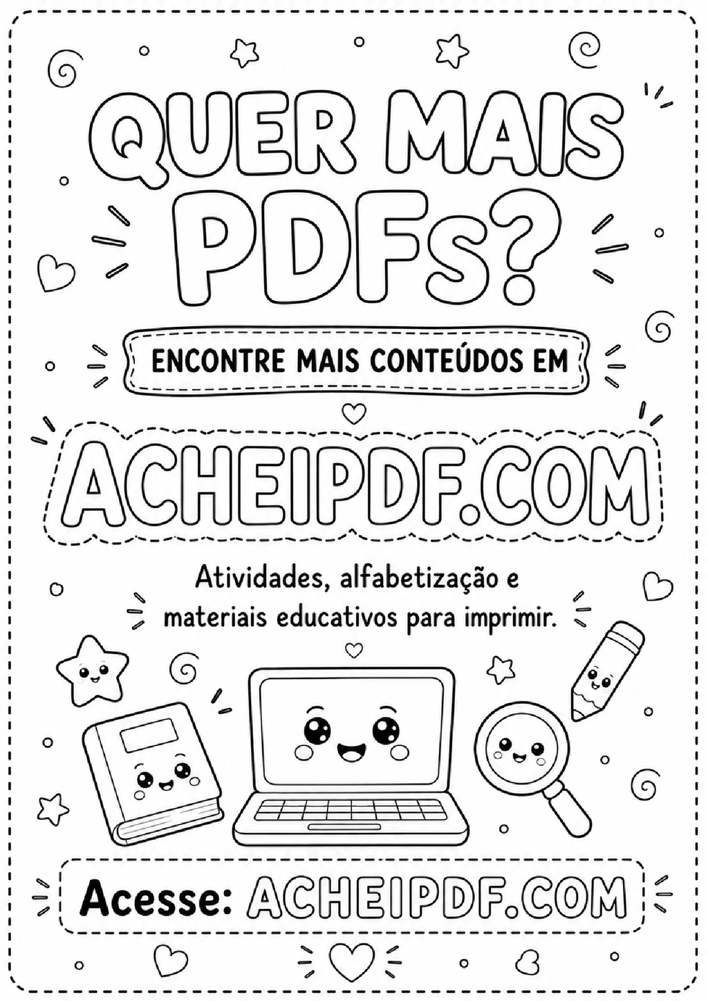 Atividades de Interpretação de Texto 1º Ano para Imprimir — p2 | Achei PDF (acheipdf.com)