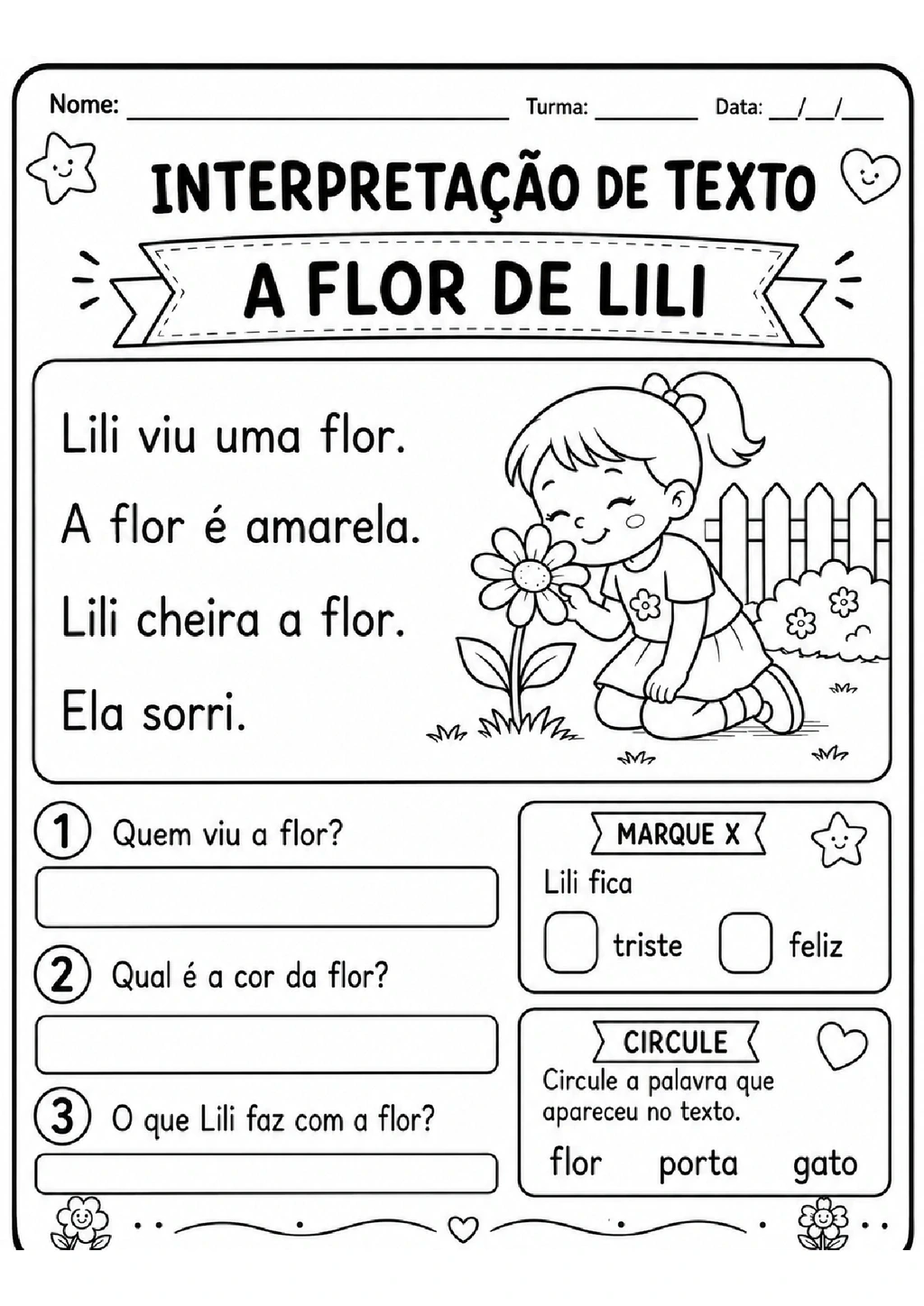 Atividades de Interpretação de Texto 1º Ano para Imprimir — p4 | Achei PDF (acheipdf.com)