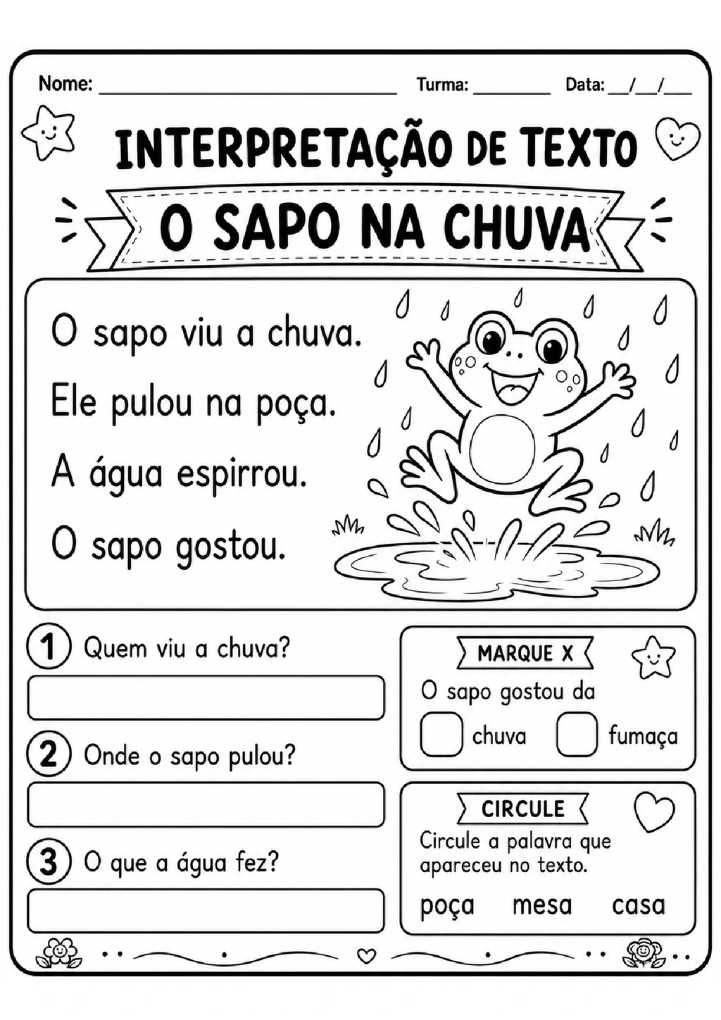 Atividades de Interpretação de Texto 1º Ano para Imprimir — p6 | Achei PDF (acheipdf.com)