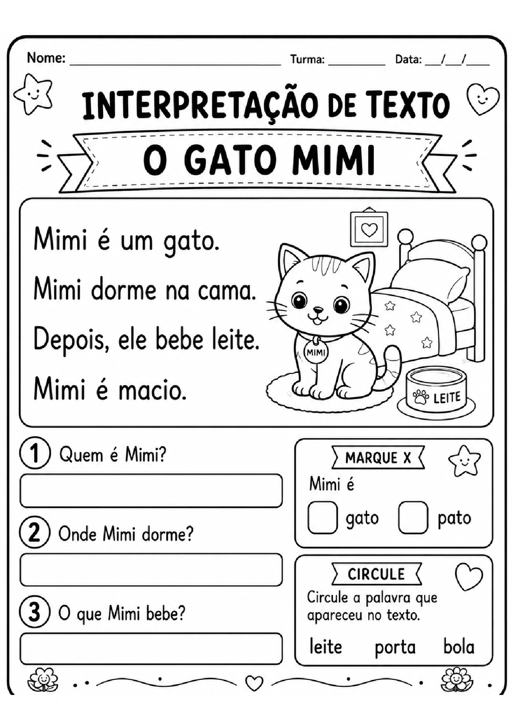 Atividades de Interpretação de Texto 1º Ano para Imprimir — p10 | Achei PDF (acheipdf.com)