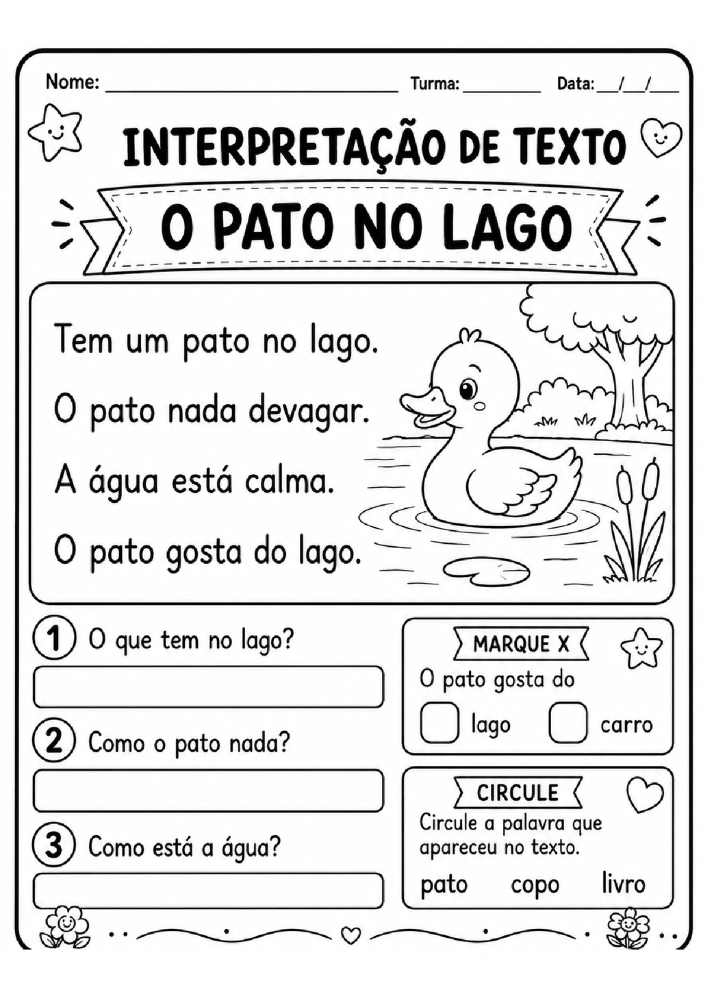 Atividades de Interpretação de Texto 1º Ano para Imprimir — p11 | Achei PDF (acheipdf.com)
