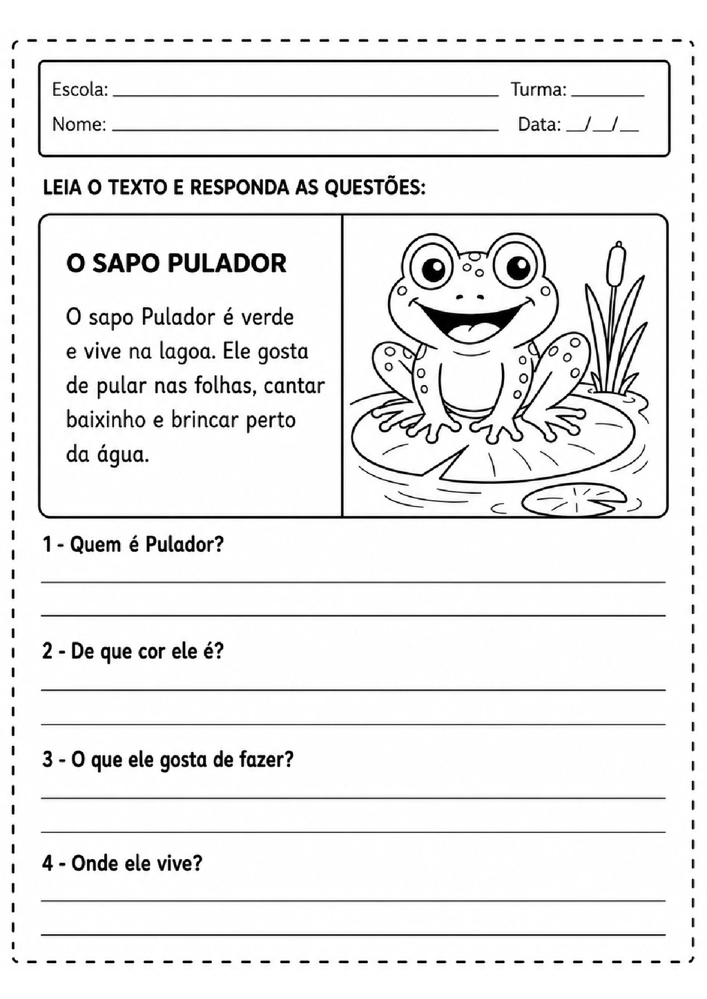 Atividades de Interpretação de Texto 2º Ano para Imprimir — p11 | Achei PDF (acheipdf.com)