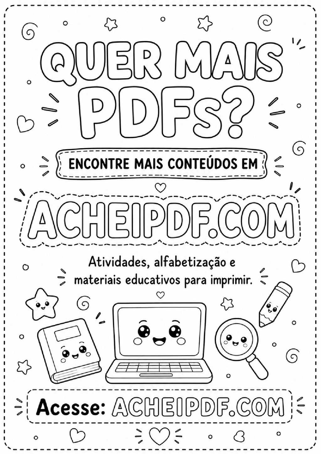 Atividades de Interpretação de Texto 3º Ano para Imprimir — p2 | Achei PDF (acheipdf.com)