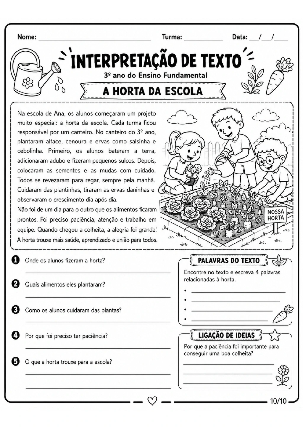 Atividades de Interpretação de Texto 3º Ano para Imprimir — p5 | Achei PDF (acheipdf.com)