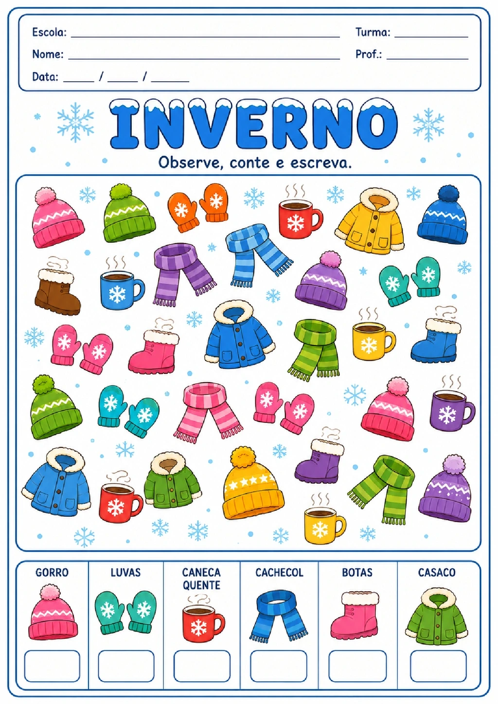 Atividades de Inverno para Imprimir em PDF — p15 | Achei PDF (acheipdf.com)
