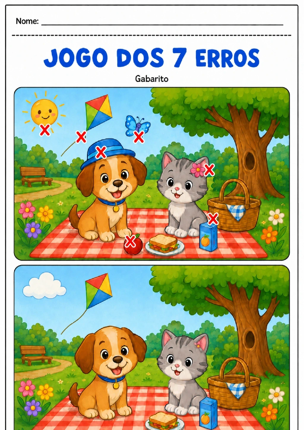 Jogo dos 7 Erros para Imprimir com Gabarito — p8 | Achei PDF (acheipdf.com)