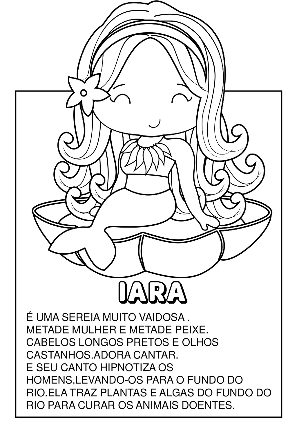 Personagens do folclore brasileiro para colorir — p1 | Achei PDF (acheipdf.com)