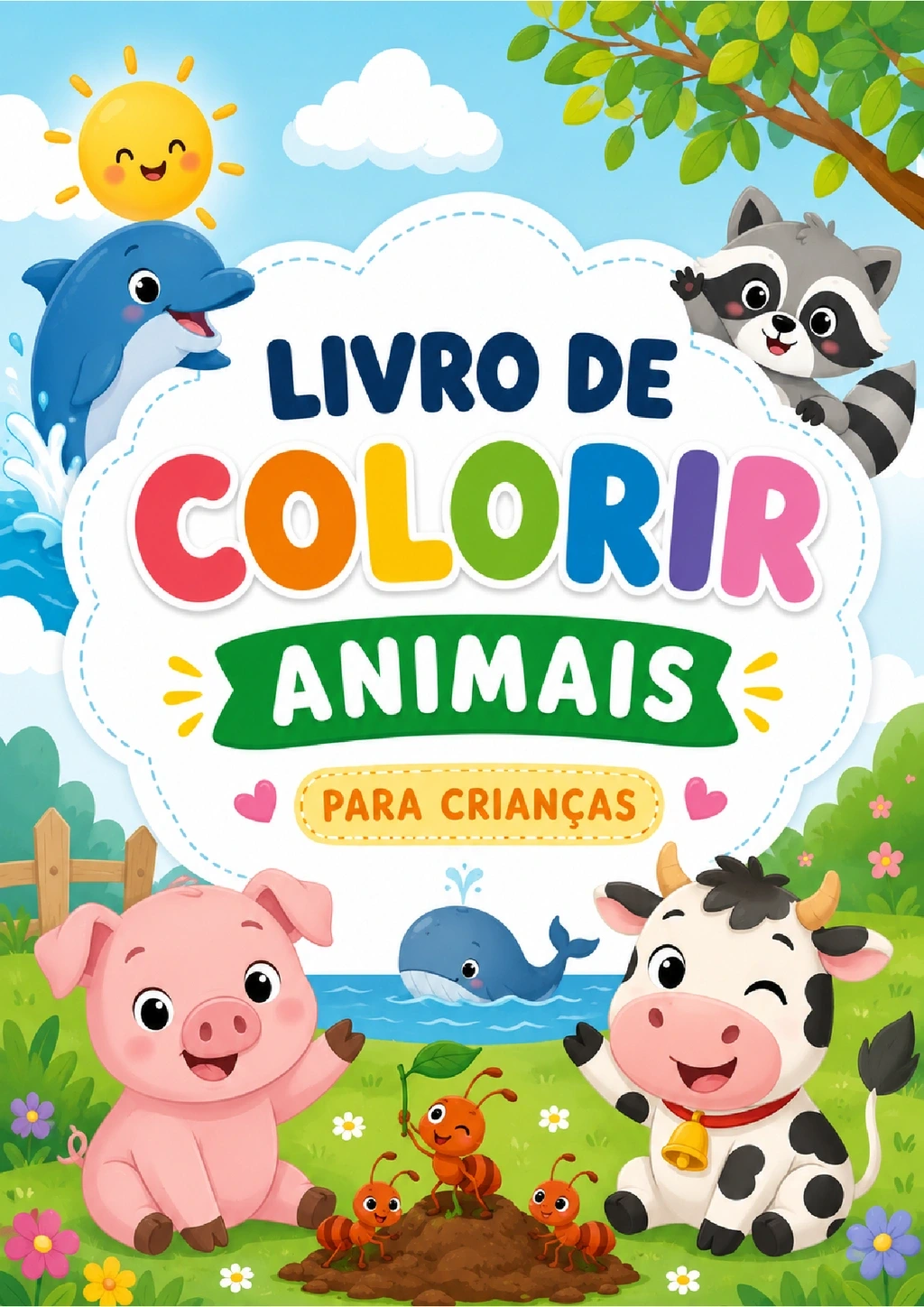 Desenhos de Animais para Colorir na Educação Infantil (PDF)